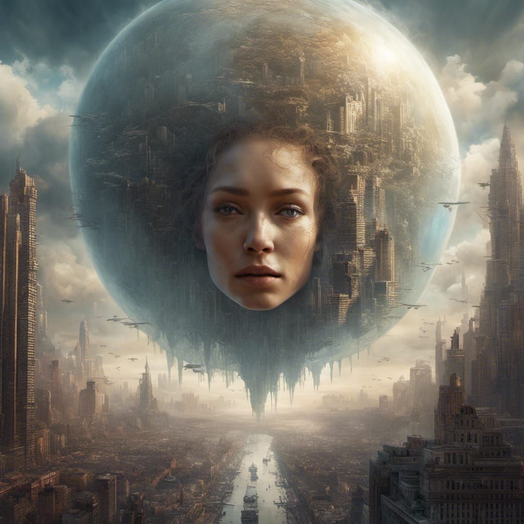 She Is One With The City