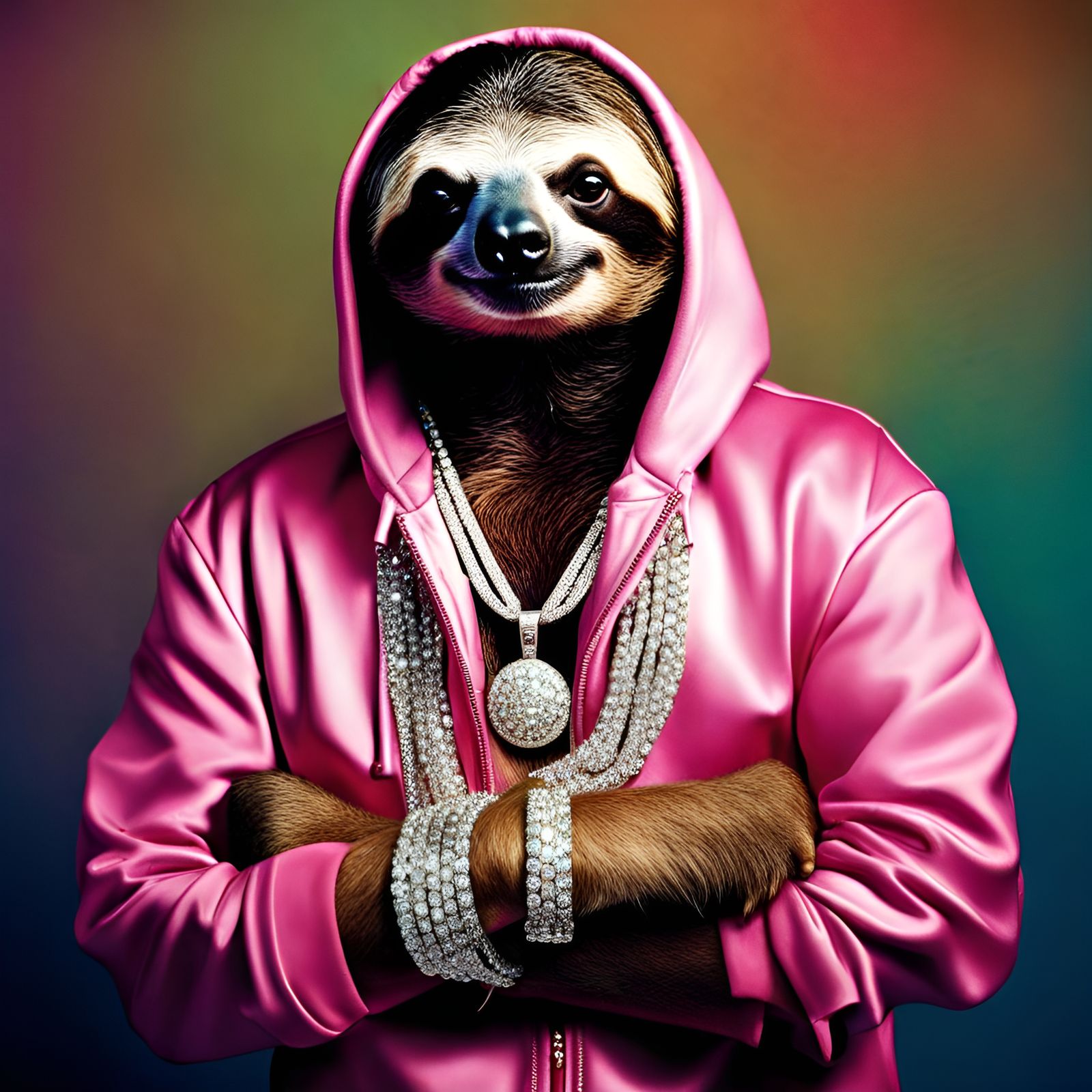 The DJ Rapper Known "MC Stone Face Sloth" "Continued"...