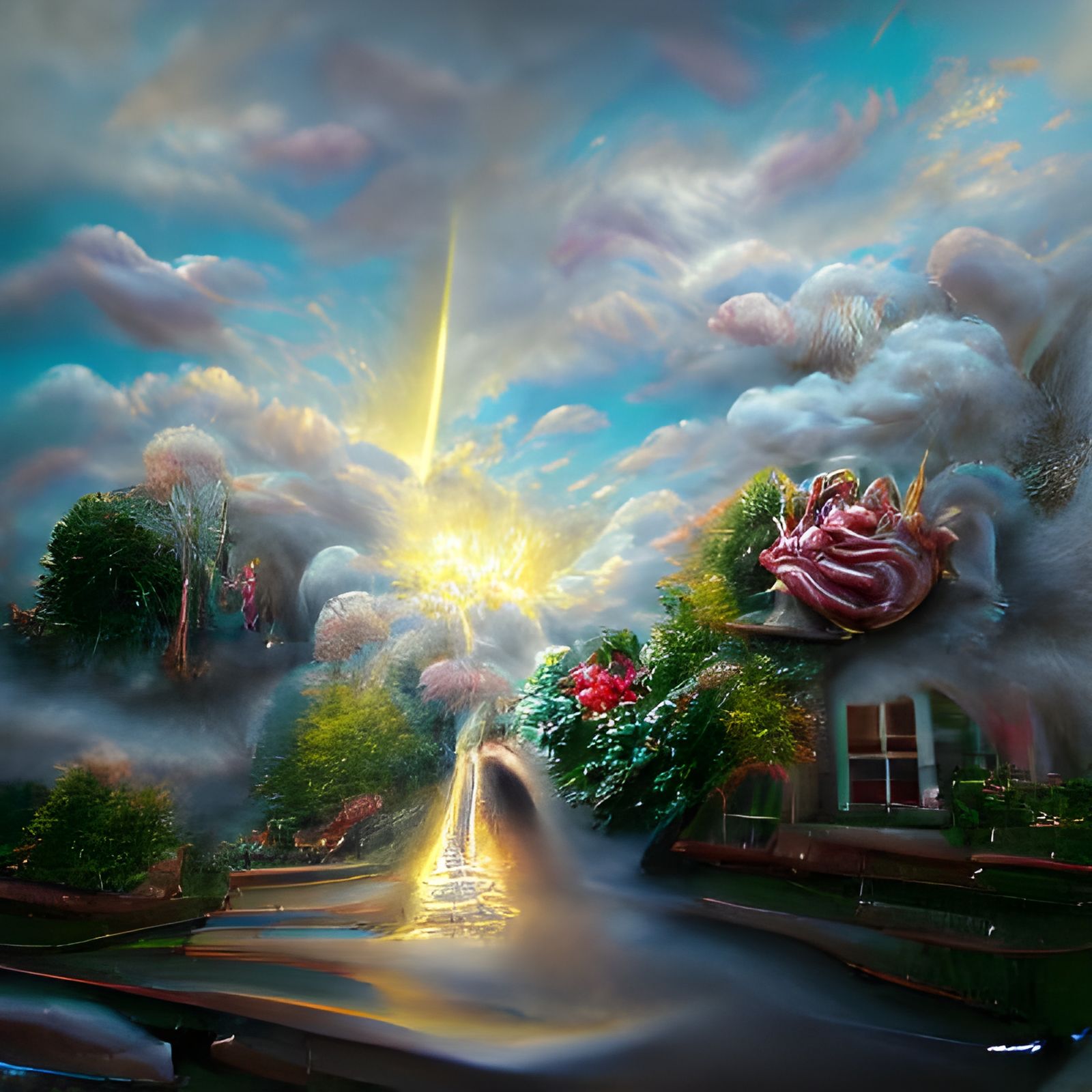 Divine Creation of Light and Love in 3D