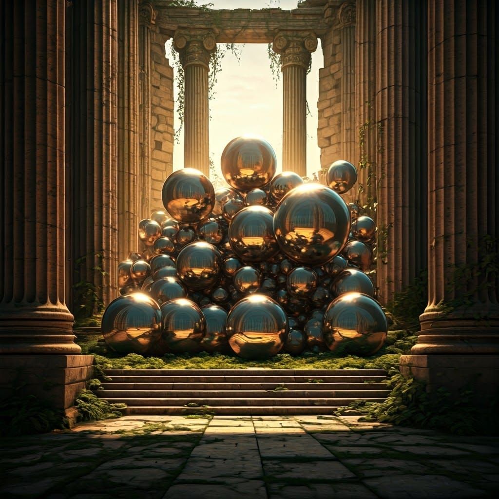 Ancient Greek Temple in Abandoned Glory