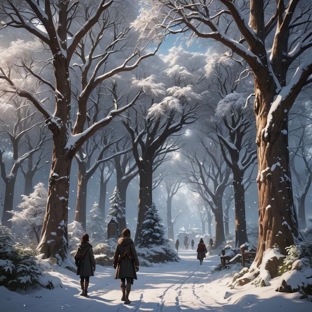 Narnia in 3D Anime Art Style
