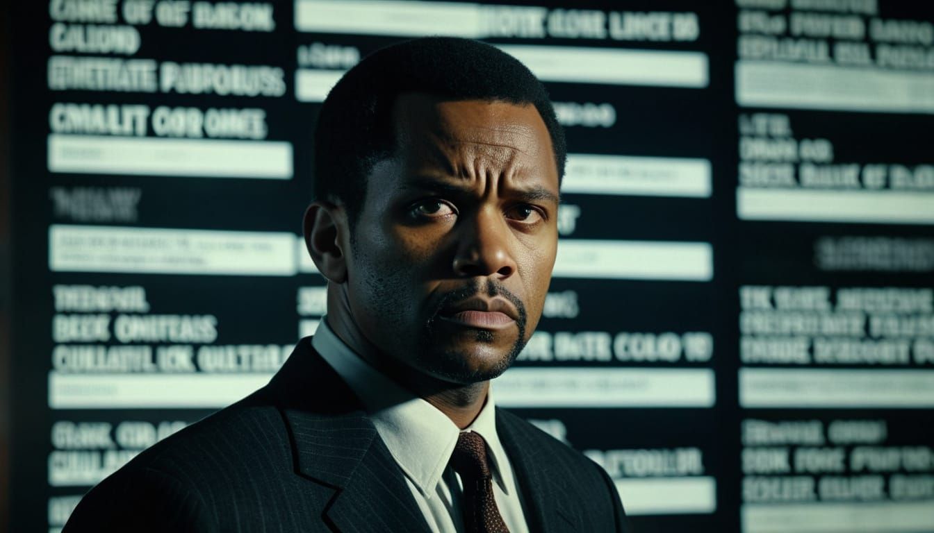 Druski in a Serious Cinematic Mood