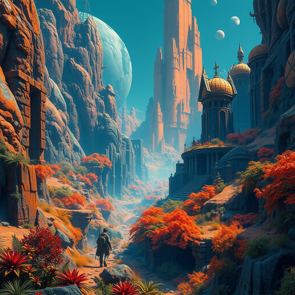 Ethereal Fantasy Realm Unveiled in 8K