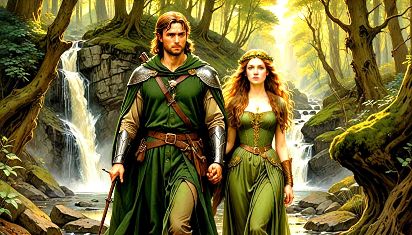 Romantic Encounter in Sherwood Forest