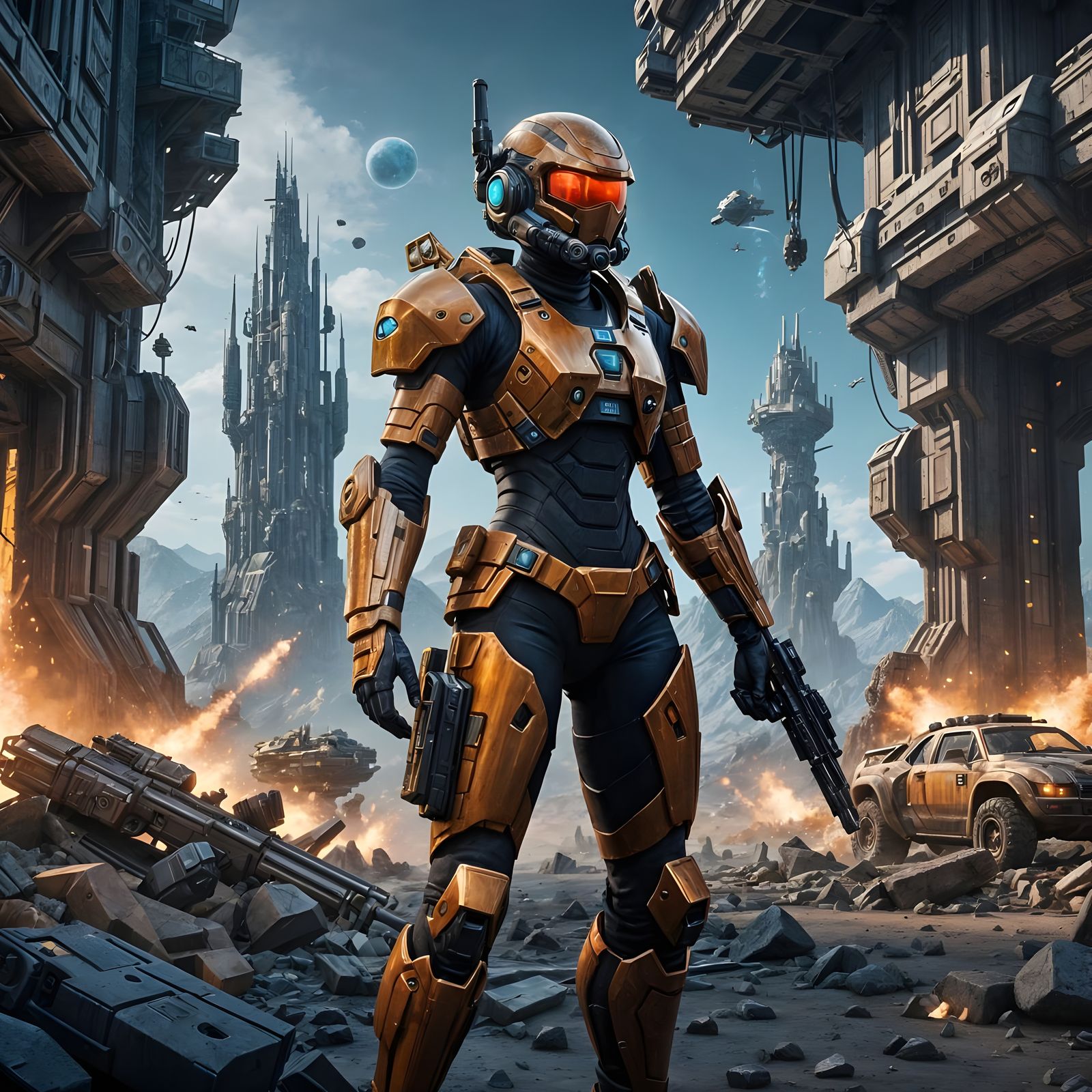 Epic Mercenary Battles on a Distant Planet in Splendid Color