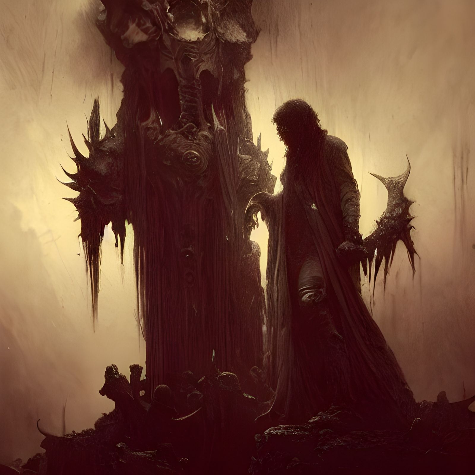 Death Itself: A Gothic Horror Illustration