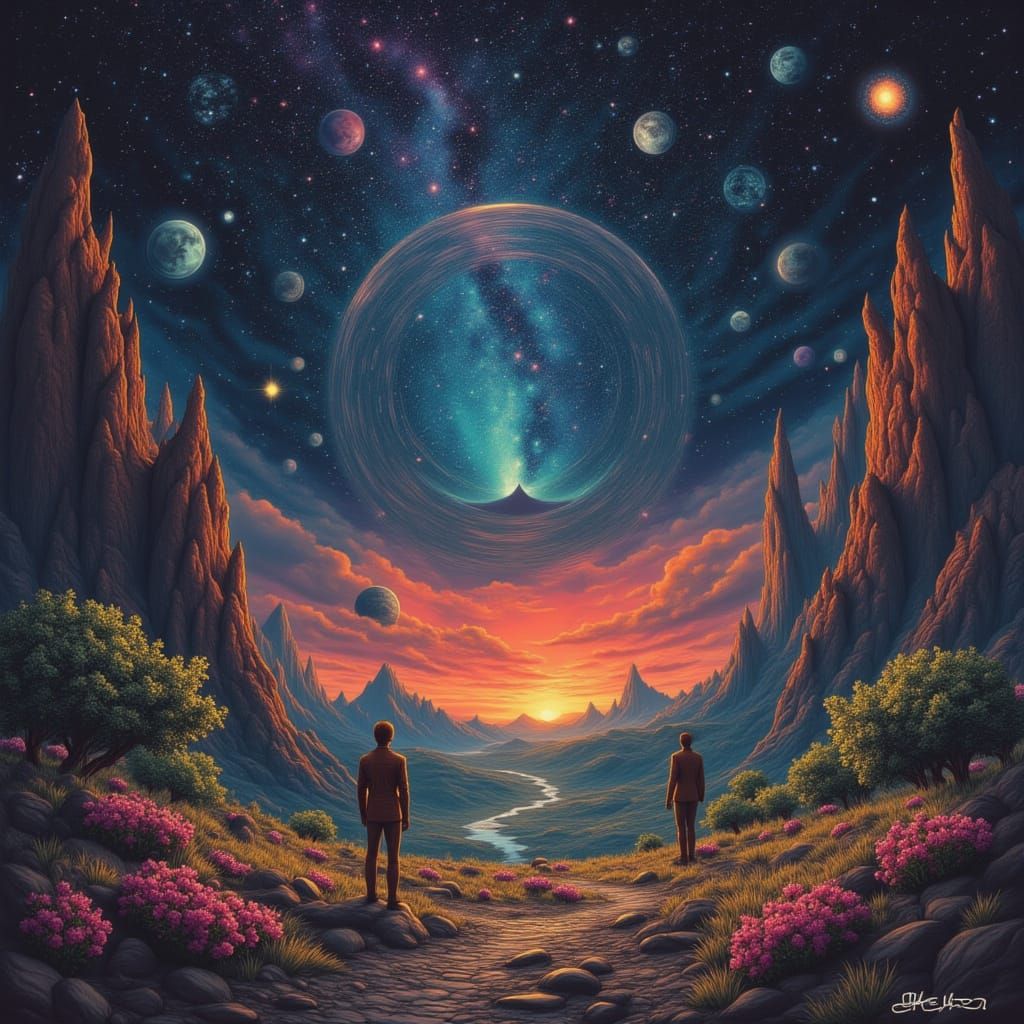 You taught me the courage of stars before you left.
How light carries on endlessly, even after death.
With shortness of ...