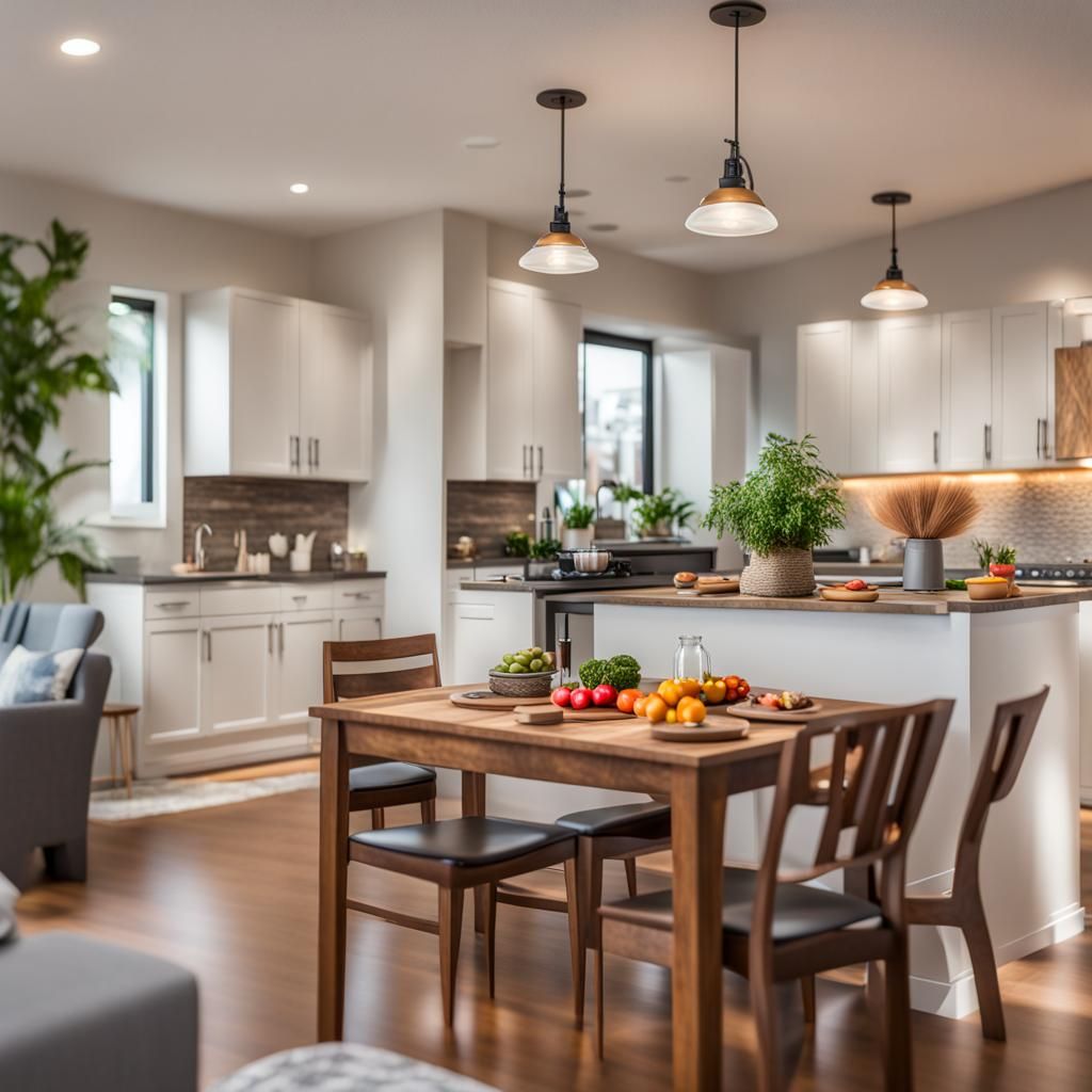 Inviting Open-Plan Living Room: Professional Photography