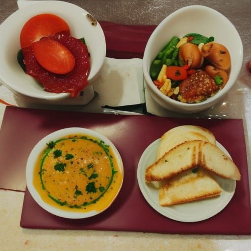 Delicious Food Still Life Image