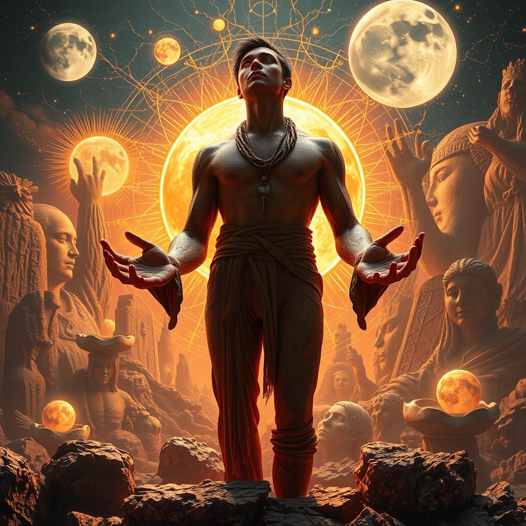 Surreal Figure Emerges in Hyperdetailed Astrophotography Etc...