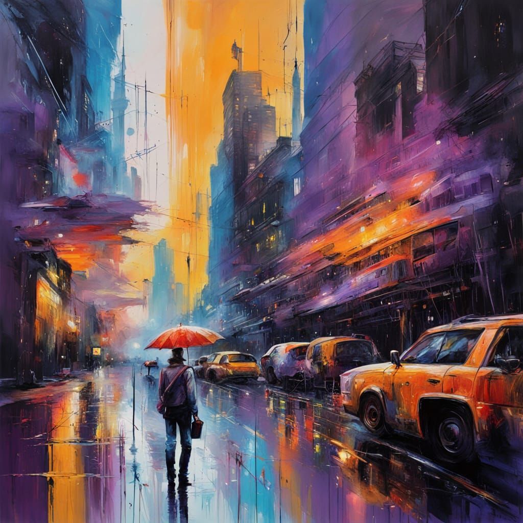 Celestial Metropolis at Dusk