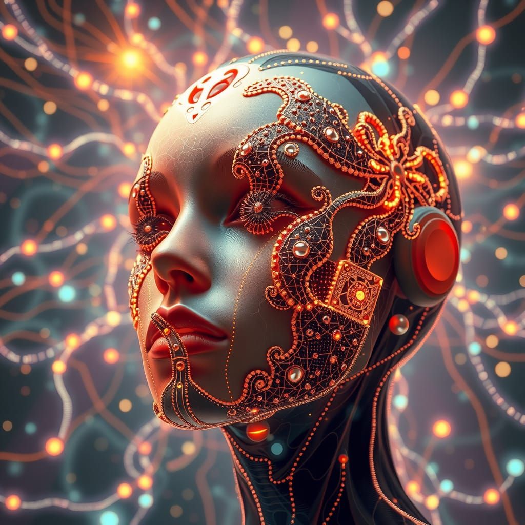 Surreal Cosmic Dance of Light and Energy