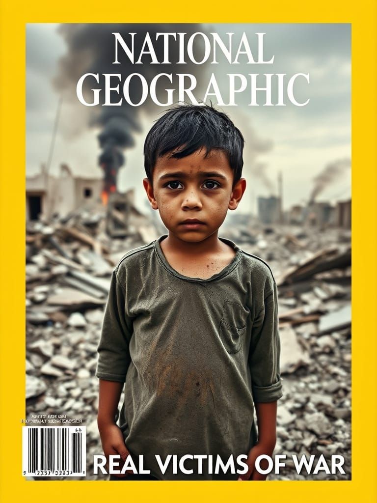Children Amidst War Ruins in Gaza