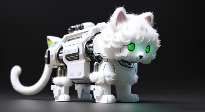 Playful cute Toy cat