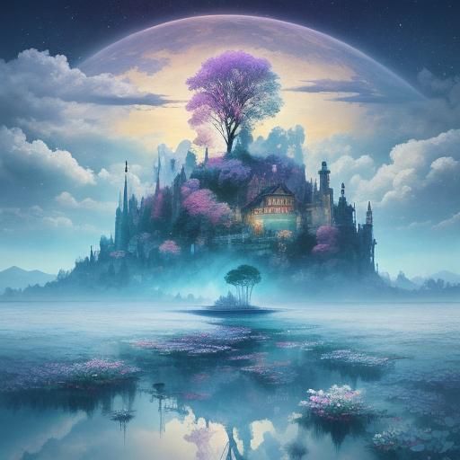 Dreamy Image of Intense Beauty and Wonder