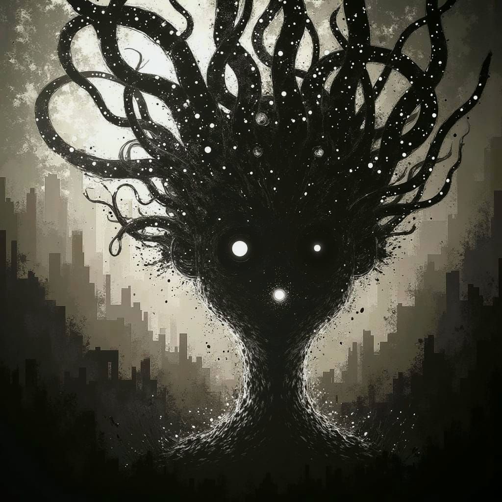 Surreal Baroque Allegory of Emotional Chaos