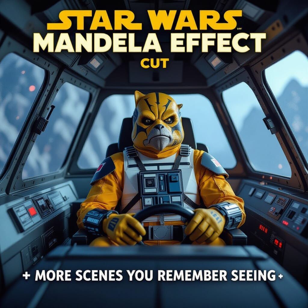 Star Wars Mandela effect cut poster