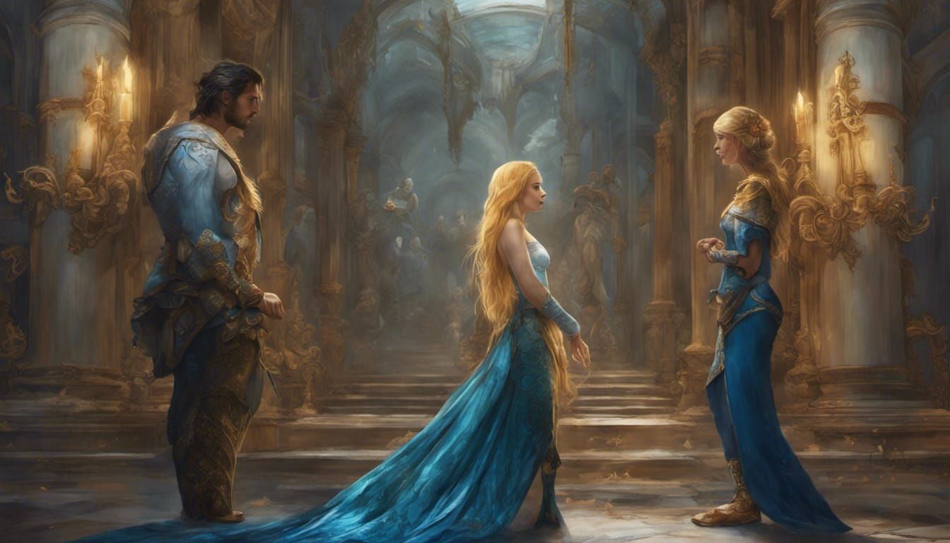 King and Mermaid Request in Royal Palace