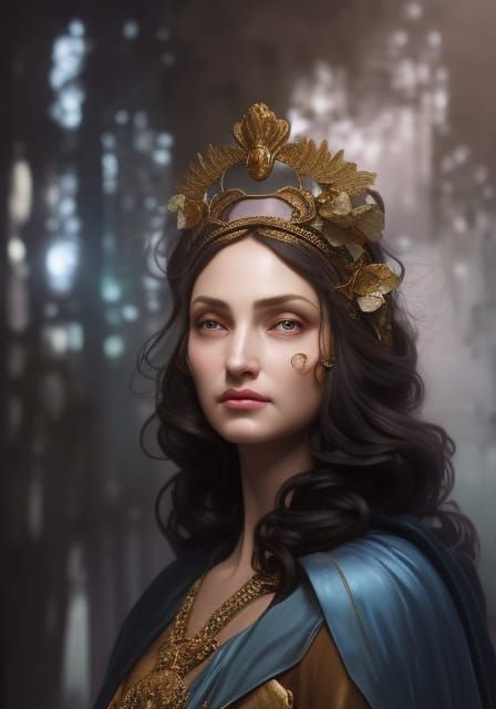 Nona: Roman Goddess of Fate Portrait