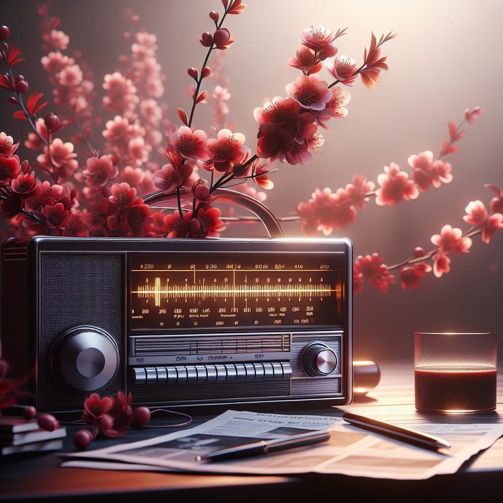 Hyperrealistic Saturday Morning with Modern Radio