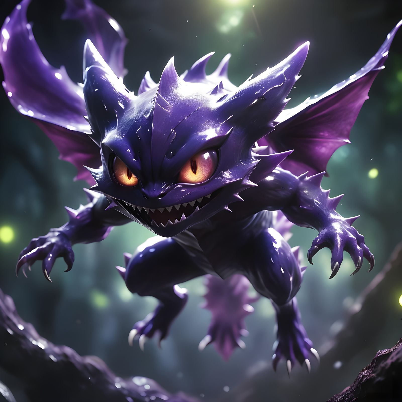 Detailed Photograph of Pokémon Haunter in HD