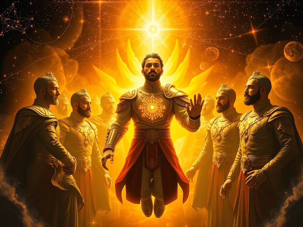 Golden Void: Infinite Selves in Astral Debate