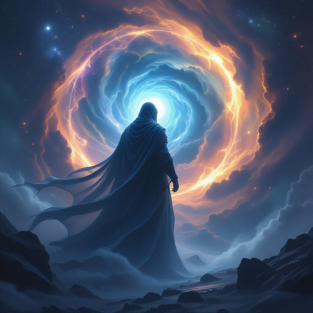 Ethereal God of Stars at Reality's Nexus