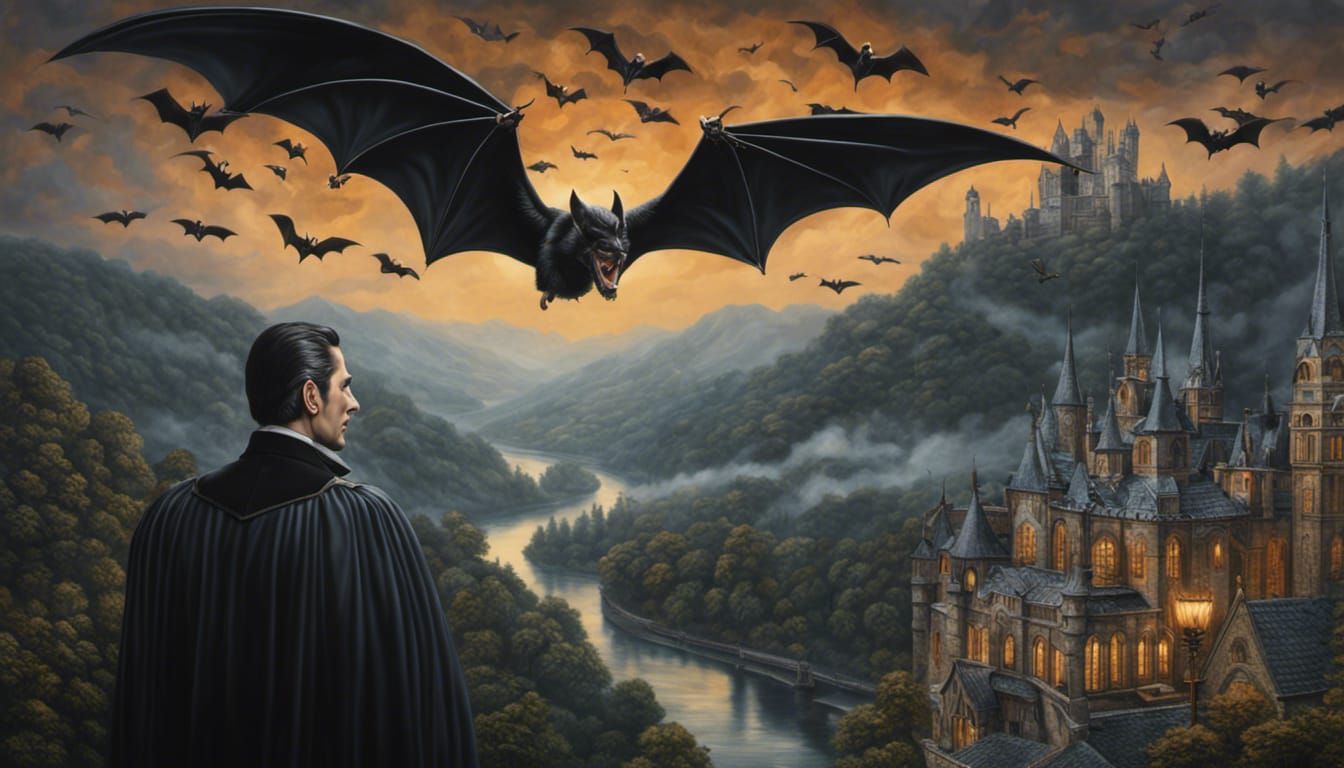 dracula and his bats