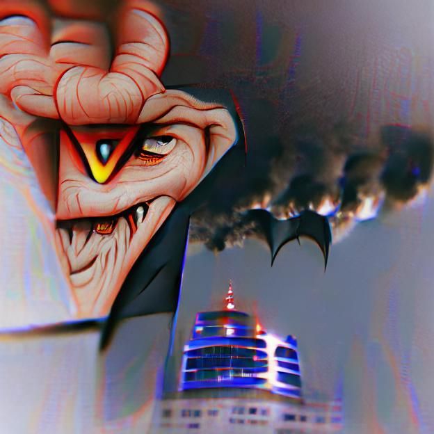 AI Generated Image of Evil