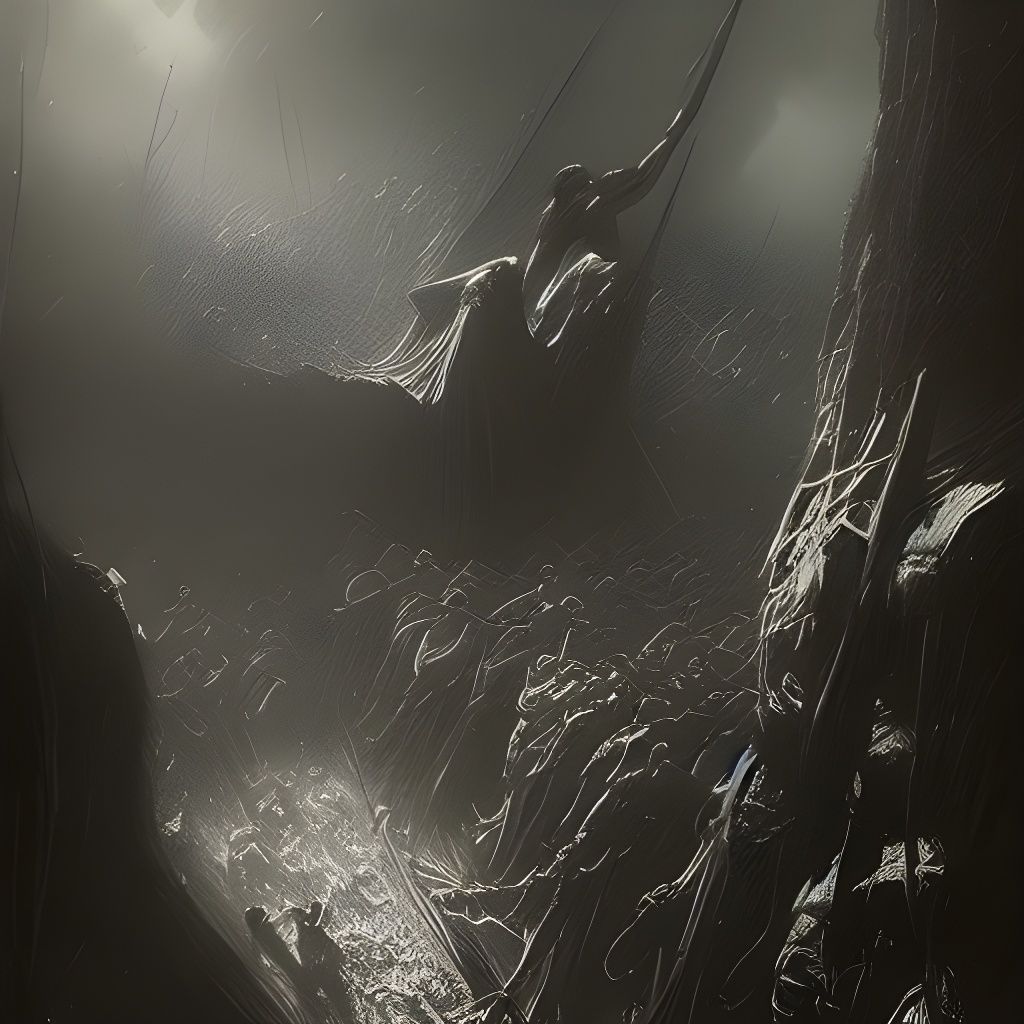 Crawling Death: A Horror Illustration