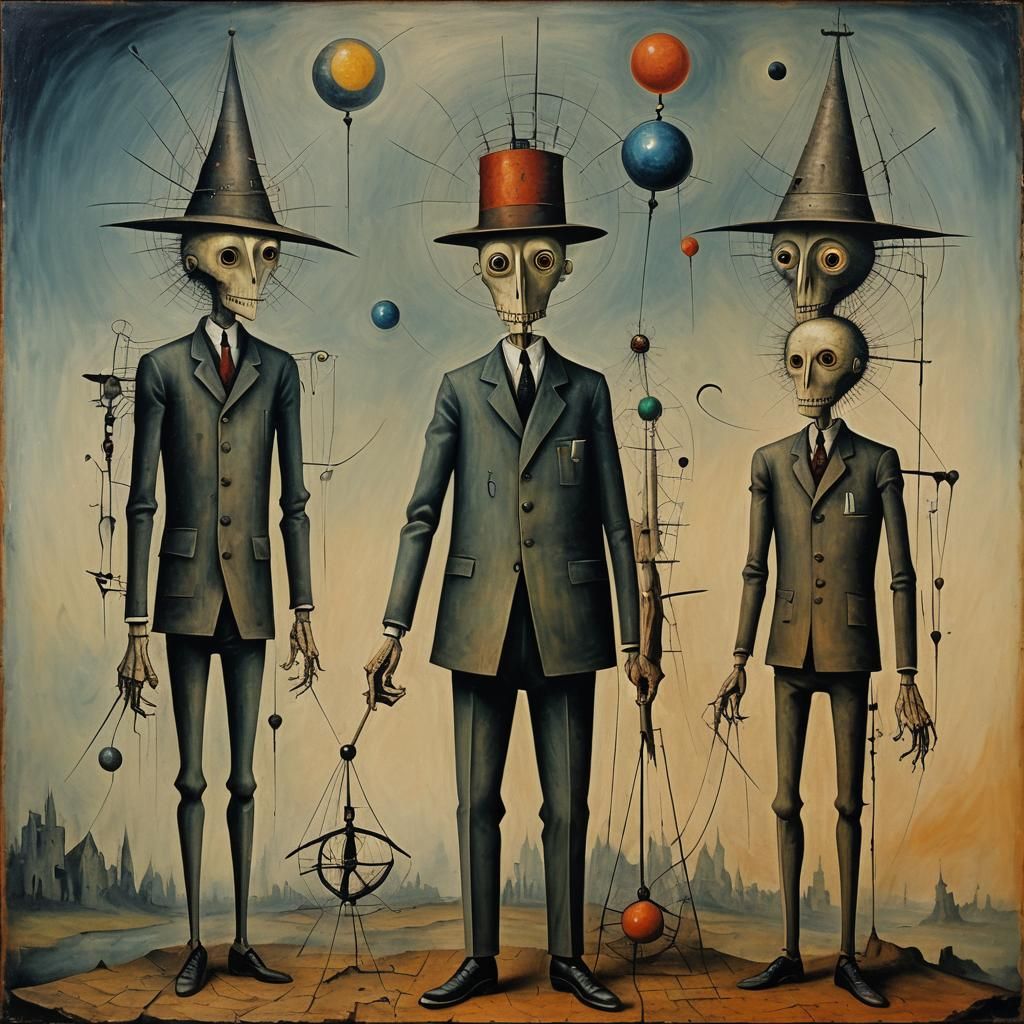 Surreal Spectral Entities at an Epic Gathering