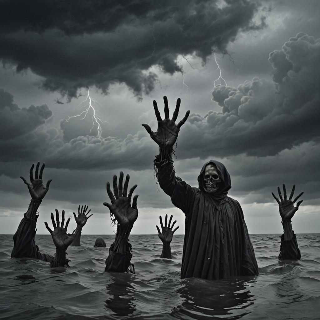 Ethereal Requiem in Monochromatic Abyss