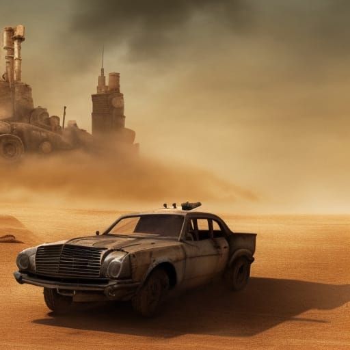 Mad Max Inspired Post-Apocalyptic Matte Painting