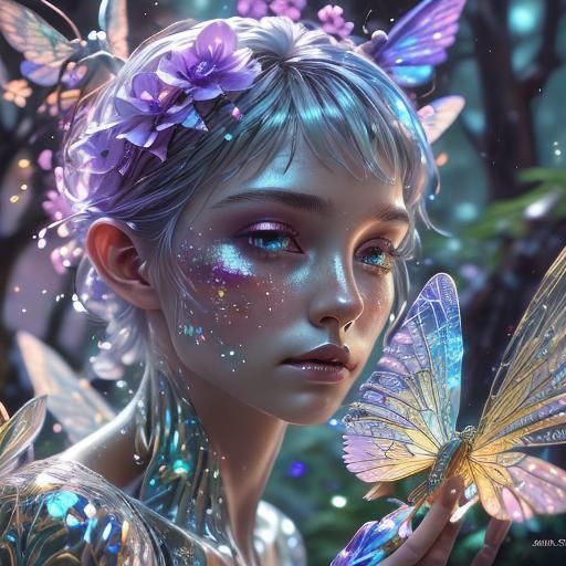 <lora:Kiara:1.0> ""Facets of Eternity: Exploring the Crystal...