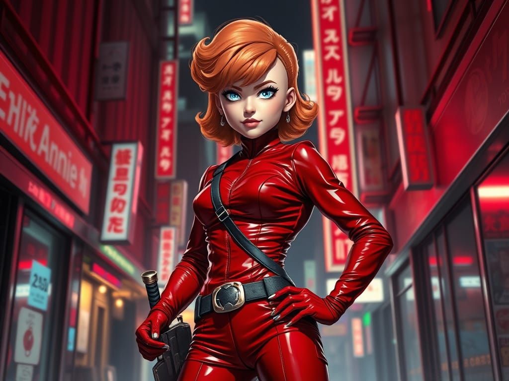 Little Orphan Annie: Cyberpunk Superspy in Tokyo Alley