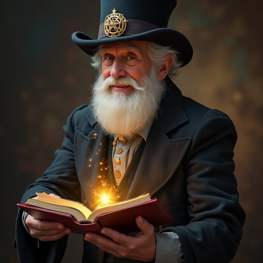 Magical Teacher with Enchanting Aura