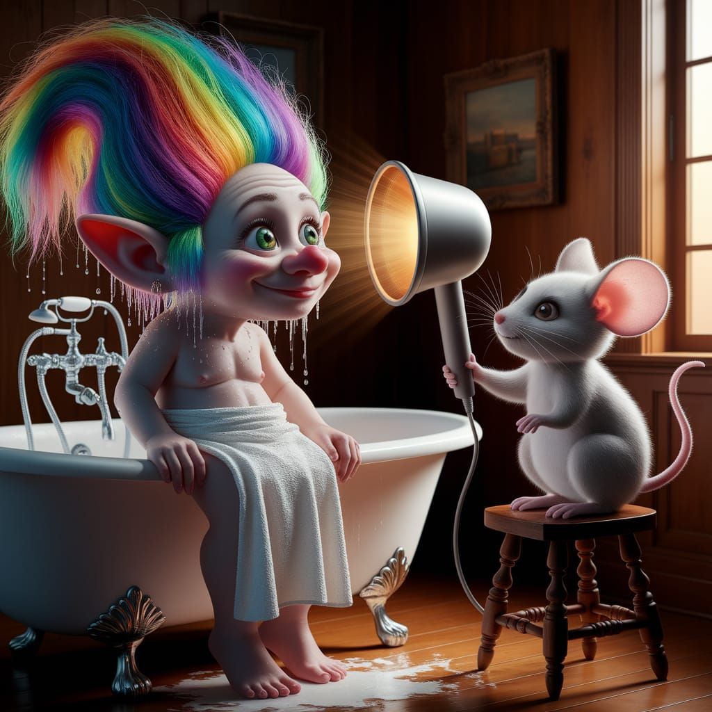 Trolls ( bath day )