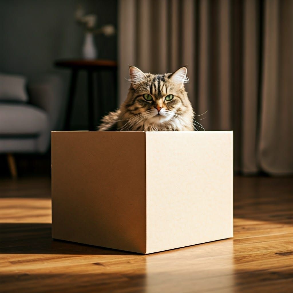 Regal Feline Surveying His Domain in Photorealistic Detail