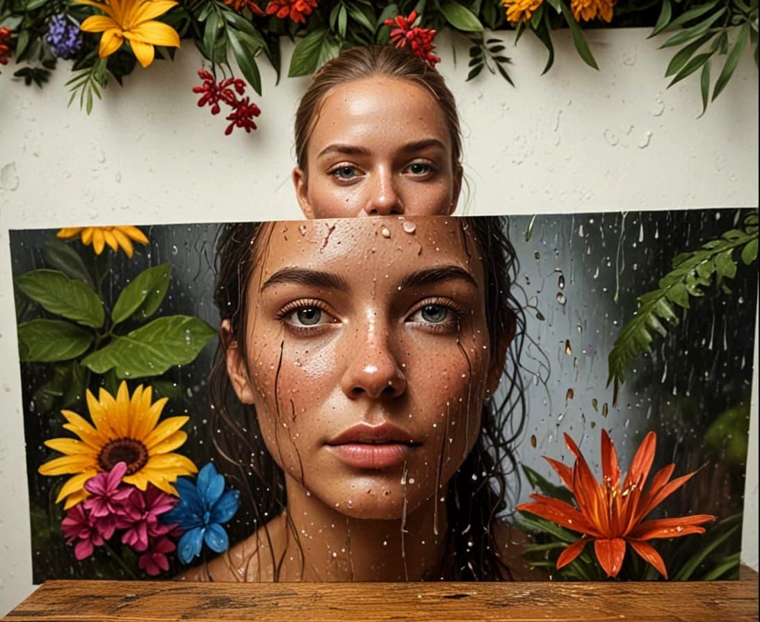 Rain Forest Still Life in Dutch Master Style