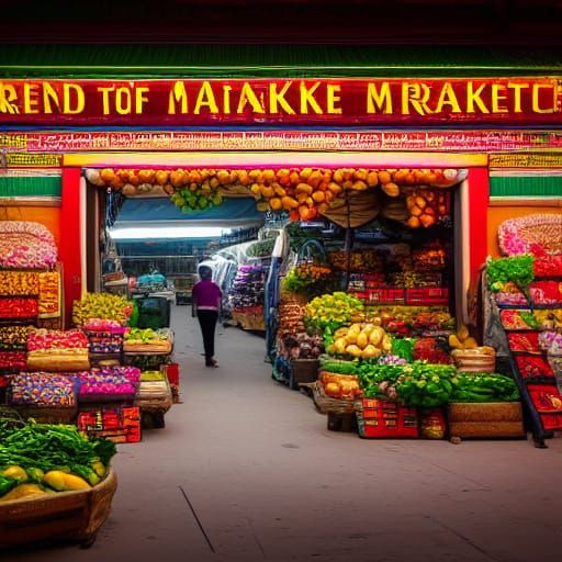 Exotic Market Grand Entrance: Professional Photography