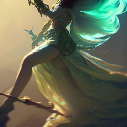 Fantasy Female Character Concept Art in 8k Resolution