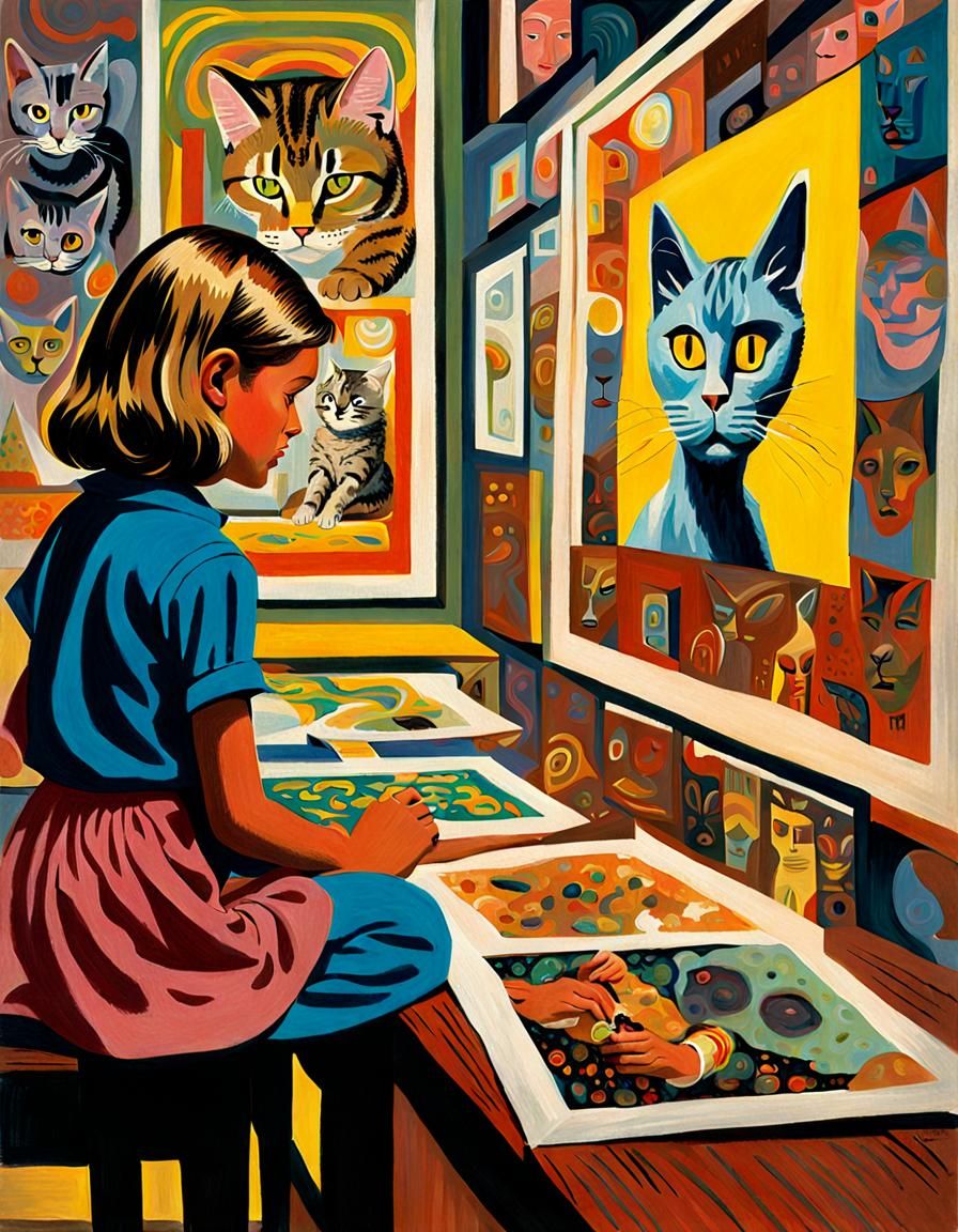 Jack Kirby's painting style