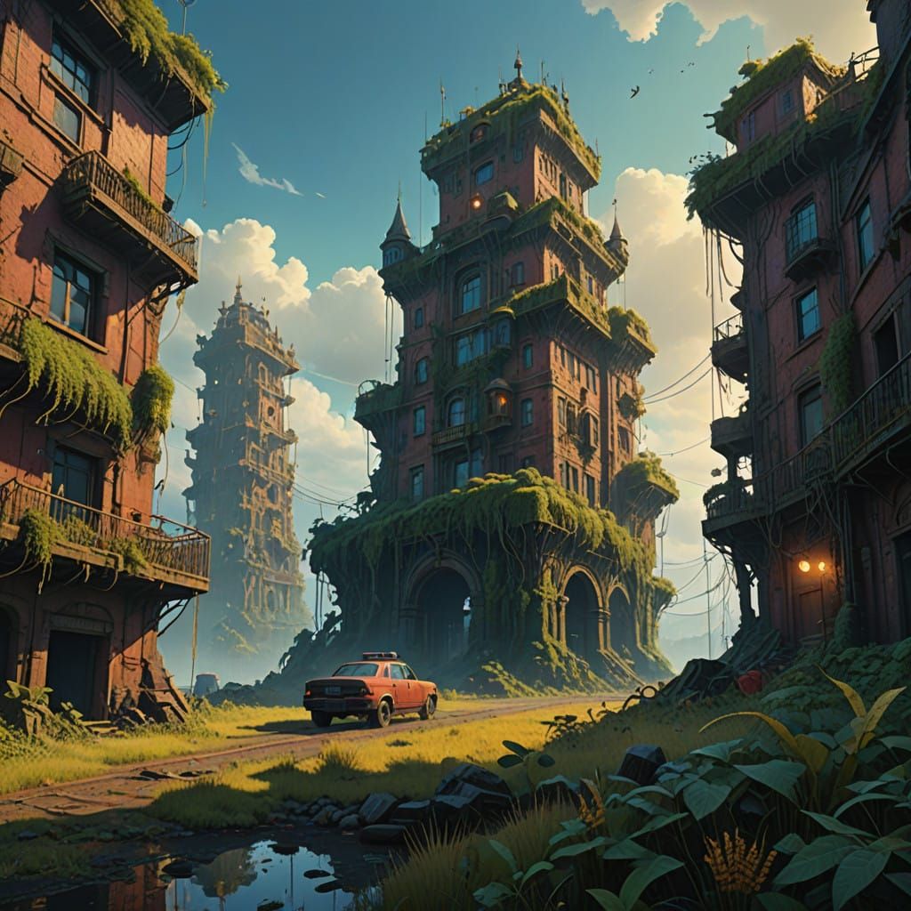 Ancient City of Wonder in Ethereal Light