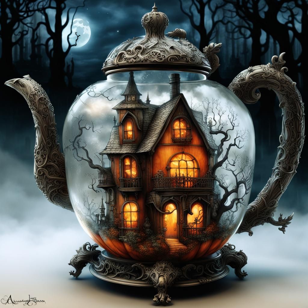 Spooky Tea Kettle