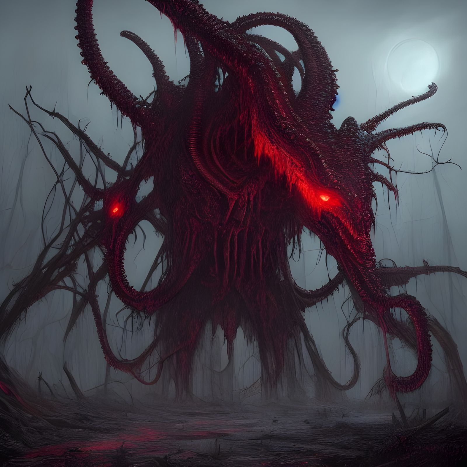 Lovecraftian Elder God Ruins Post-Apocalyptic World