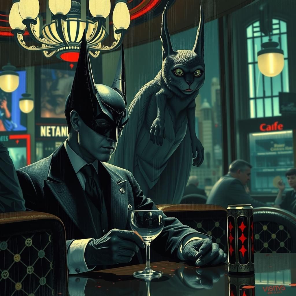 Lovecraftian Horror Meets Art Deco Illustration