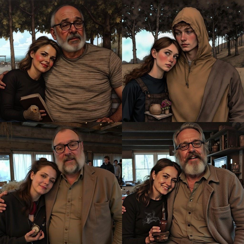 Dutch Norman Rockwell Style Portrait