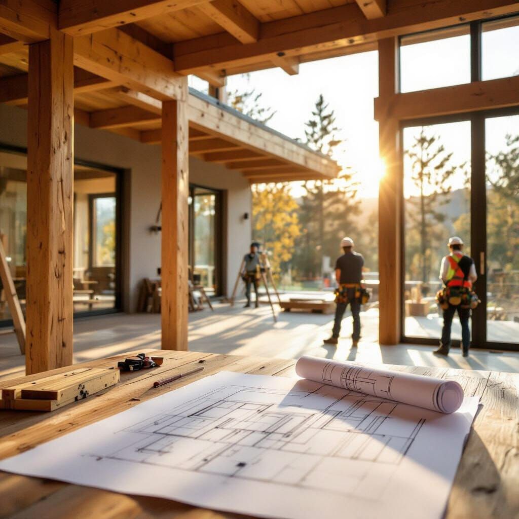 Modern Timber House in Contemporary Architecture