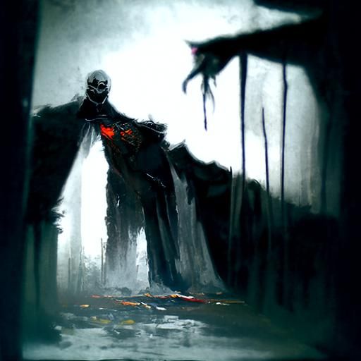 Sinister Figure in a Fantasy Style