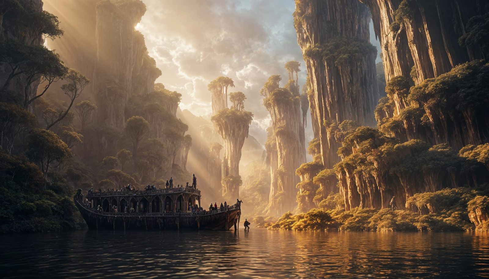 Epic Underground Odyssey in Hyper-Realistic Digital Art